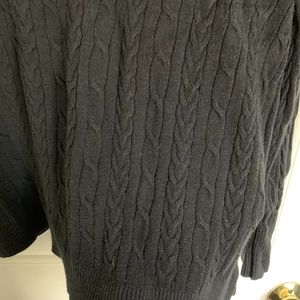 Crew Neck Black Sweater